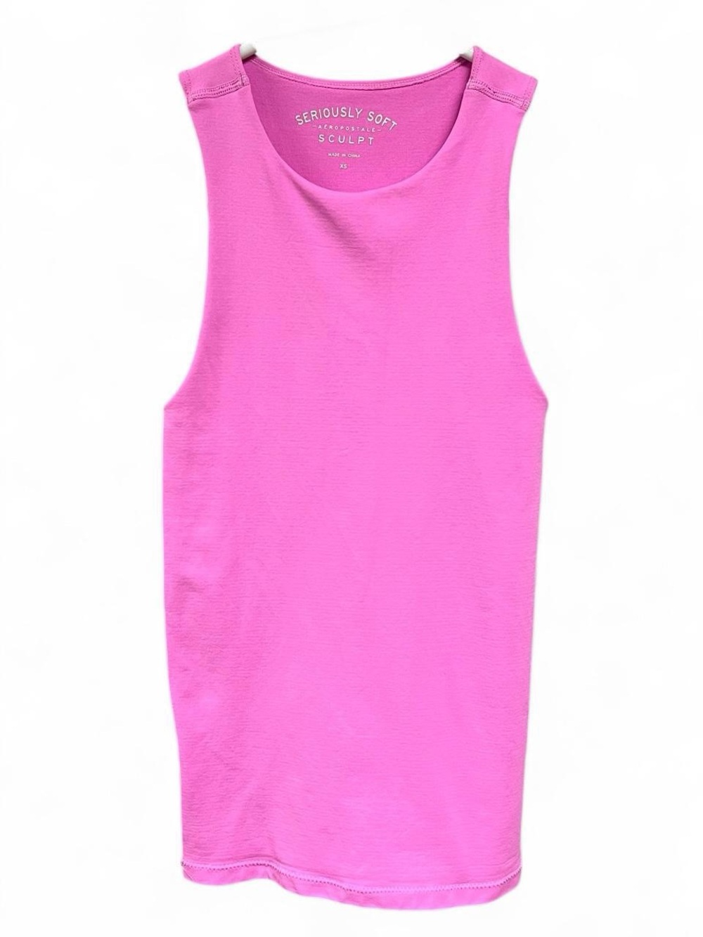 Aeropostale Seriously Soft Sculpt Tank Top Pink XS